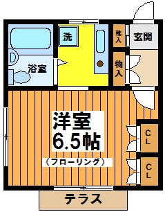 【間取り】 | サンフラット幡ヶ谷