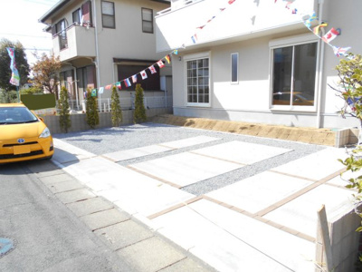 【駐車場】 | 白岡　新白岡　全1棟　1号棟　55坪　南欧風住宅 | 3590から3490から3390から3290から3190からついに2990万円に価格変更です。