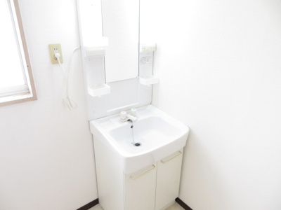 【洗面所】 | アップルガーデンＡ | 洗面化粧台