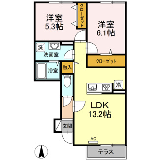 【間取り】 | メゾンフレーズ