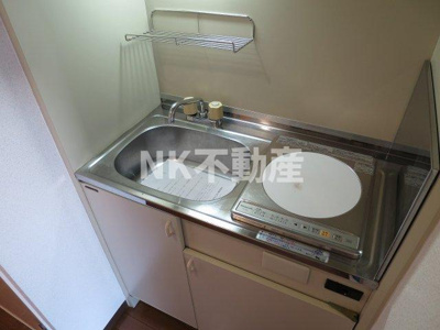 【キッチン】 | ライズィングサン（長田賃貸） | コンパクトなキッチンで掃除もラクラク