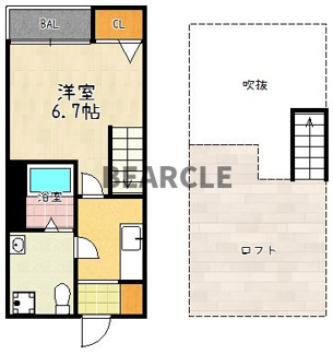 【間取り】 | 【仲介手数料0円】エクル中芝町