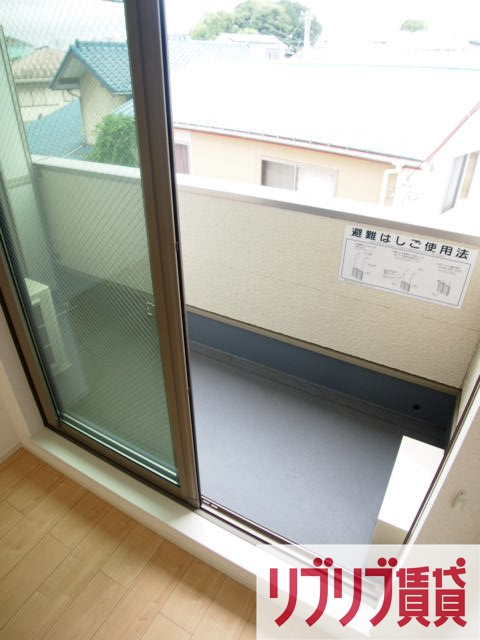 サンモールわかばのバルコニー