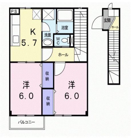 キャピタルＴ・Ｔの間取り