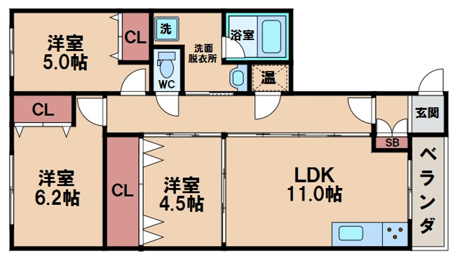 【間取り】 | CASAHC