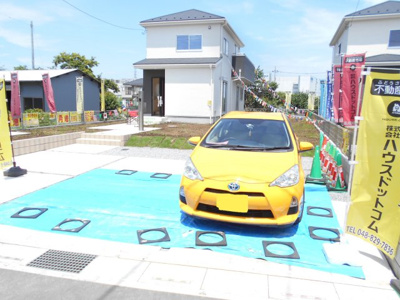 【外観】 | 杉戸町　下高野　全3棟　1号棟　角地　104坪　らすと1棟 | 300平米超シリーズ。104坪。駐車場並列3台。角地。庭広い。陽当り良い。価格変更です。
