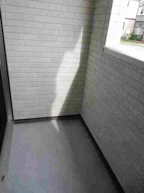 グランフェリシアAのバルコニー