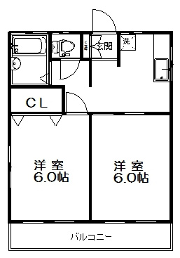 【間取り】 | 第二小川コーポ