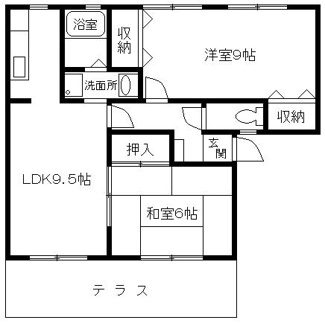 【間取り】 | ヴィラヴィスタＢ棟