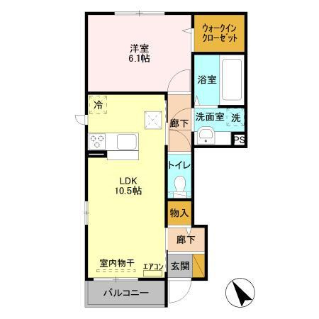 コゥジーコートの間取り