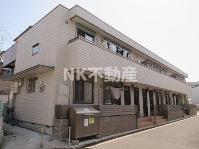 【外観】 | アンベリール（八戸ノ里賃貸） | 落ち着いた雰囲気の外観です