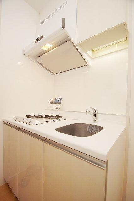 レジディア警固のキッチン|レジディア警固(1R）キッチン 2口コンロ