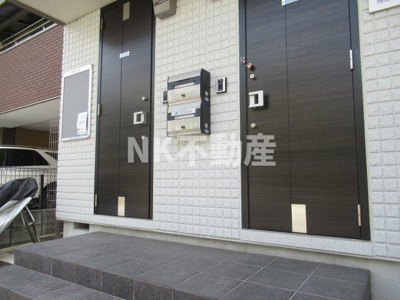 【エントランス】 | メゾンリベルタ（八戸ノ里賃貸） | 共用部です