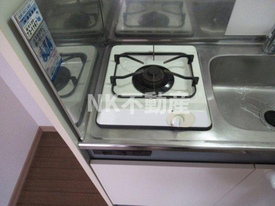 【キッチン】 | ガリューコート菱屋西（長瀬賃貸） | コンパクトなキッチンで掃除もラクラク