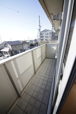 グランディールＣのバルコニー