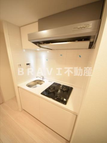 S-RESIDENCE南堀江（エスレジデンスミナミホリエ）　BRAVI不動産のキッチン|【S-RESIDENCE南堀江】きれいなキッチンです