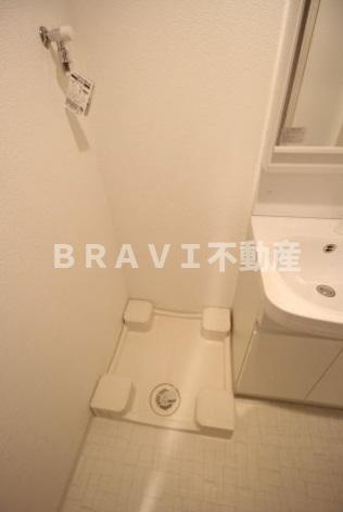 S-RESIDENCE南堀江（エスレジデンスミナミホリエ）　BRAVI不動産の設備|【S-RESIDENCE南堀江】洗濯機置き場