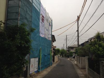 【外観】 | デザイナーズ住宅さいたま市西区清河寺 | 建築中、５月下旬、完成予定です。