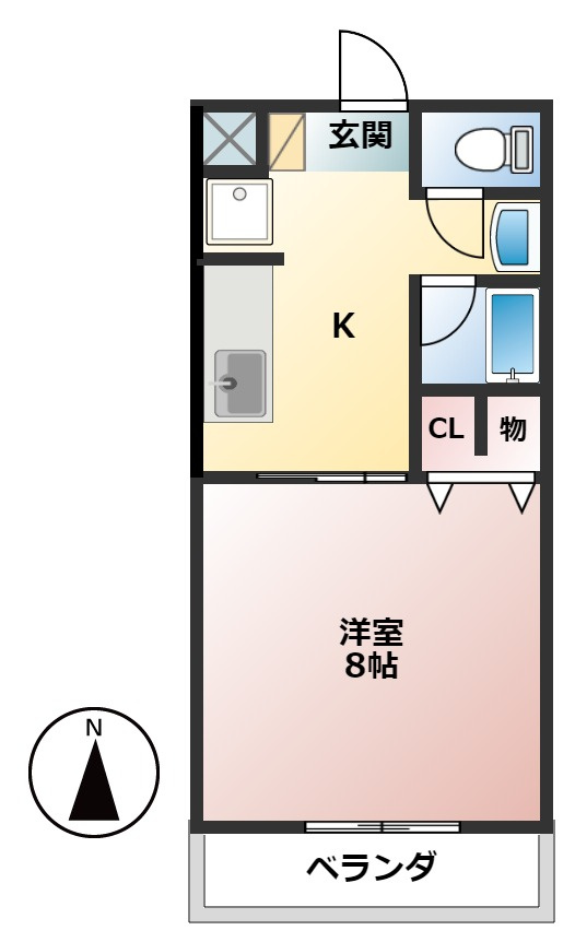 レスパスドルポⅢの間取り