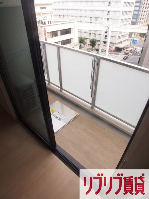 千葉中央・大庄マンションのバルコニー
