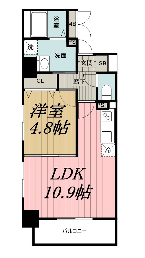 千葉中央・大庄マンションの間取り