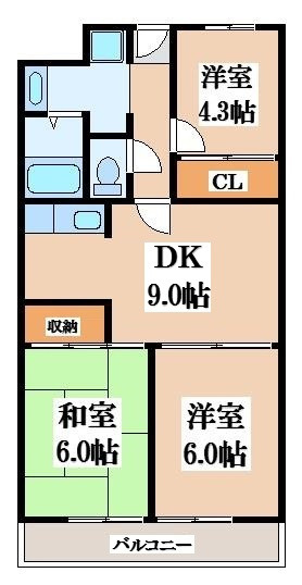 【間取り】 | プリミエール明美の里