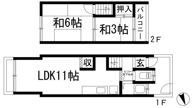【間取り】 | 栄町テラスハウス