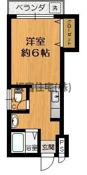 【間取り】 | ドミール大黒