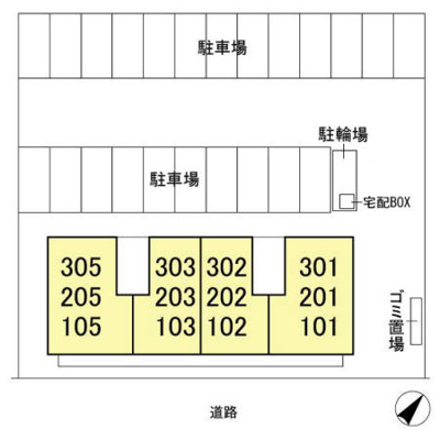 【区画図】 | ベルハウスⅡ