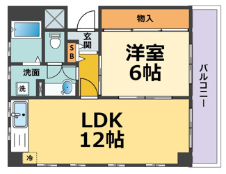 【間取り】 | カサ甲子園(甲子園駅・鳴尾小学校・鳴尾中学校区) | カサ甲子園の駐輪場です