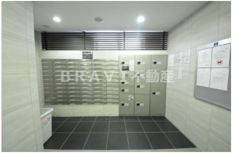 アーバネックス谷町　BRAVI不動産の設備|【アーバネックス谷町】宅配ボックス付き　集合ポスト
