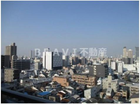 アーバネックス谷町　BRAVI不動産の展望|【アーバネックス谷町】眺望です