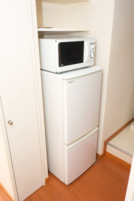 【設備】 | ロフト結城 | 冷蔵庫・電子レンジ