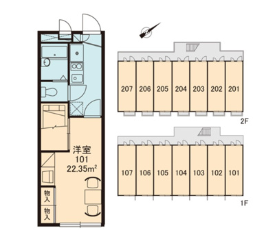 【区画図】 | ステラート大洲