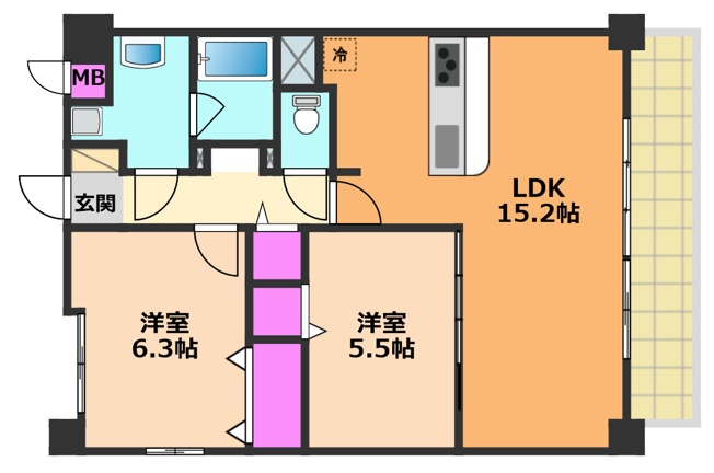 【間取り】 | ネオコート上土室