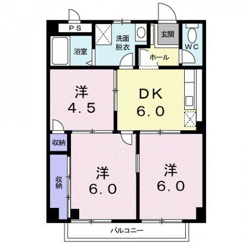 メゾンアベニールの間取り