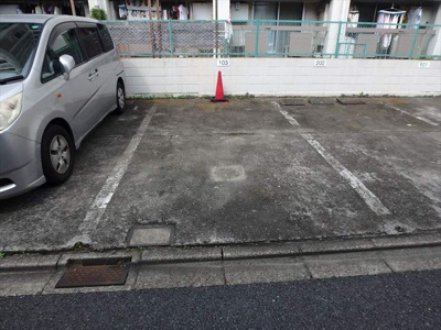 【駐車場】 | 玉川コーポラス | 駐車場1台つき！