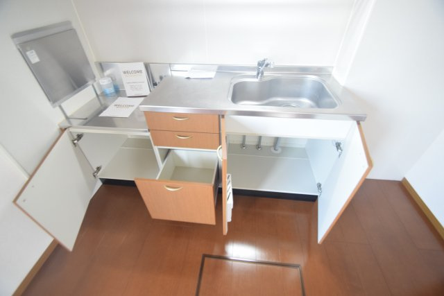 サンコート１番館のキッチン|きれいなキッチンです