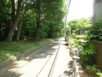 【周辺】 | 上水新町３丁目売地 | 玉川上水側道からの街並み