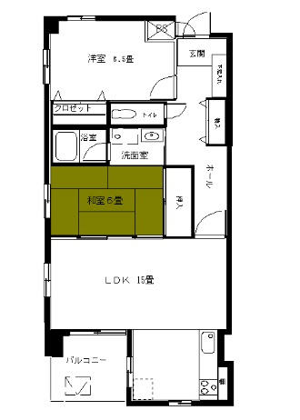【間取り】 | ダイタ昭和マンション