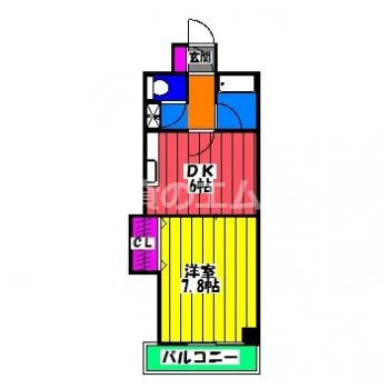 【間取り】 | グランシャリオ竹下 | グランシャリオ竹下の間取り