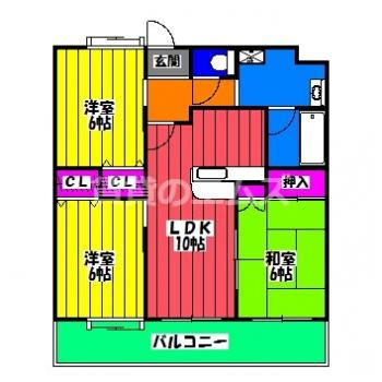 【間取り】 | シャトーポルテ | シャトーポルテの間取り