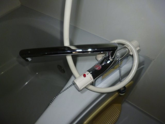 ジンジャエールⅡの浴室|サーモスタッド付き水栓