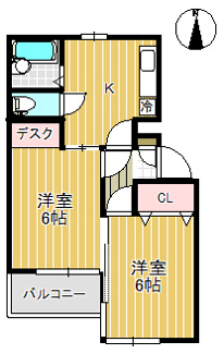 【間取り】 | 第十二ショ－ケ－ビル