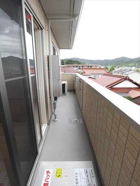 D-room花梨 Ｃ棟のバルコニー