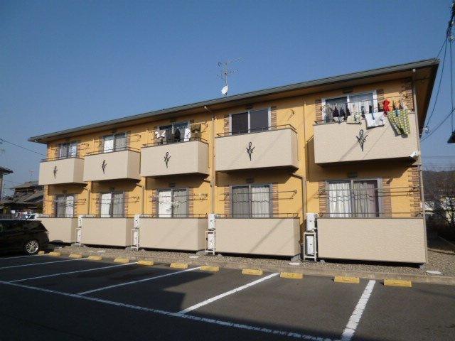 倉敷市青江のアパートの外観