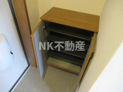 【玄関】 | ルーエⅠ（東花園賃貸） | シューズボックスです