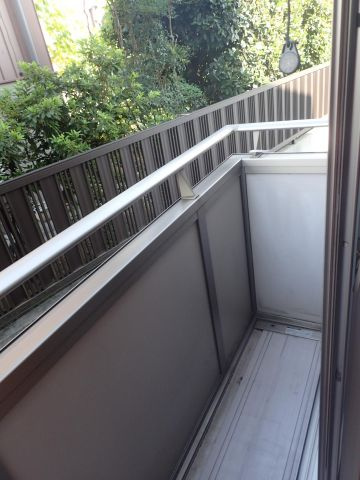 アムール南加木屋のバルコニー
