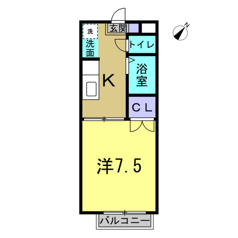 アムール南加木屋の間取り