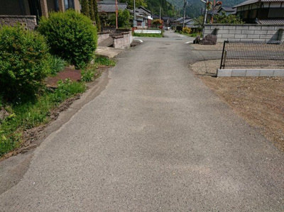 【周辺】 | 丹波篠山市瀬利　住宅用地 | 前面道路になります。